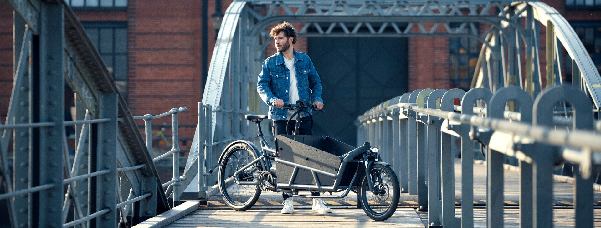 Image d'un vélo cargo à assistance électrique